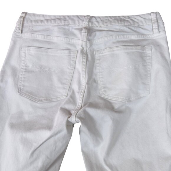 Gap 1969 White Bootcut Flare Jeans 30 Long Y2K Casual - Picture 5 of 10